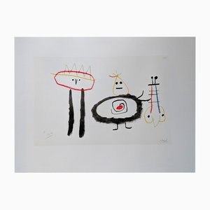 Lithographie Joan Miro, Ubu, 1972