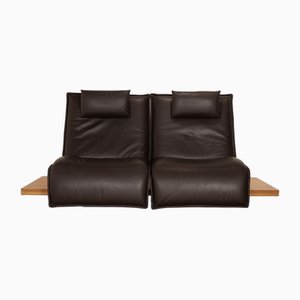 Leather Two-Seater Electric Function Sofa
