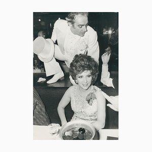 Luigia Gina Lollobrigida en Nightclub, años 50, Fotografía