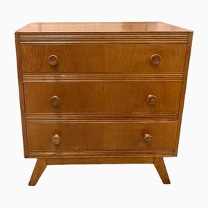 Mid-Century Chest of Drawers with Button Handles