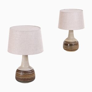 Table Lamps attributed to Søholm Keramik, Denmark, 1960s, Set of 2