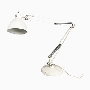 Lámpara de mesa ajustable Mid-Century de Jac Jacobsen Luxo, años 50