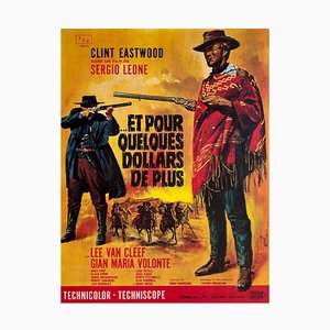 Por unos dólares más Póster de película grande francesa de Jean Mascii, 1966