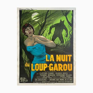 Affiche du Film La Malédiction du Loup-Garou par Guy Gerard Noel, France, 1961