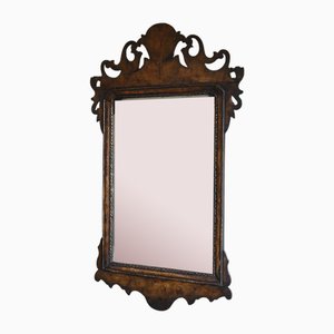 Vintage Georgian Walnut Mirror