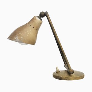 Mid-Century Adjustable Brass Table Lamp from Stilnovo, Italy, 1950s