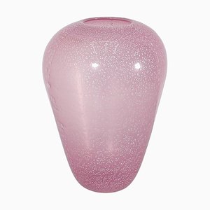 Mid-Century Italian Pink Murano Glass Vase by Barovier & Toso, 1970