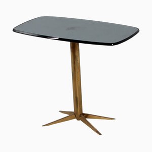 Mod. Table Basse 2306 en Verre et Laiton par M. Ingrand pour Fontana Arte, 1960s
