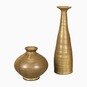 Vases en Céramique par Eva Strömberg pour Upsala Ekeby, Set de 2