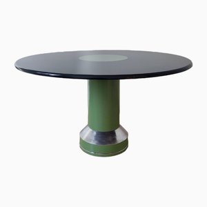 Lacquered Circular Table by Ettore Sottsass, 1980s