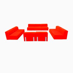 Marcel Modular Sofa by Kazuide Takahama for Gavina, 1970s, Set of 9