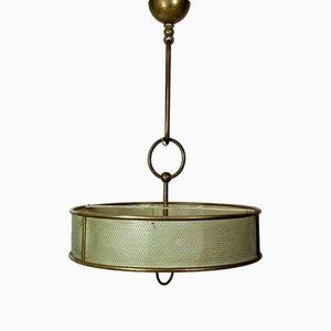 Brass Ceiling Lamp attributed to Pierre Guariche for Disderot, 1950s