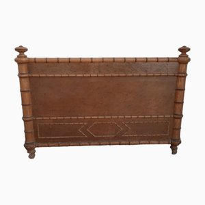 Testata letto vintage in legno