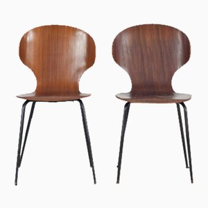 Set of Bentwood Dining Chairs by Carlo Ratti, Italy, 1950s