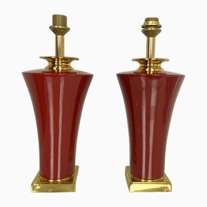 Model Chasteliere Table Lamps from Maison Le Dauphin, France, 1970s, Set of 2