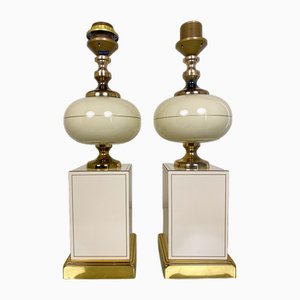 Model Jenning Table Lamps from Maison Le Dauphin, France, 1970s, Set of 2