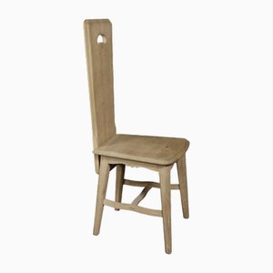 Oak Chairs, 1950s, Set of 8