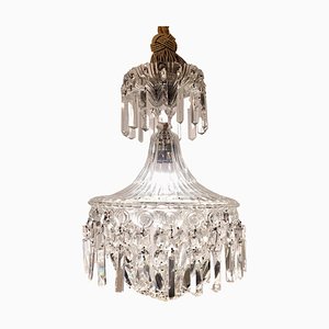 Crystal Chandelier, Italy, 1940s