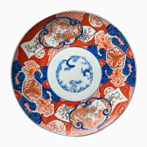 Großer dekorativer Imari Porzellanteller, Japan, 1900er