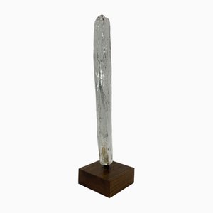 Sculpture en Verre de Glace par Bengt Edenfalk pour Skruf, Suède, 1960s