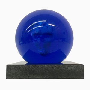 Headman Blue Sculpture by Bertil Vallien for Kosta Boda