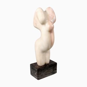 Vittorio Gentile, Figurative Sculpture, 1960s, White Carrara Marble