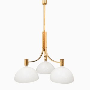 Gold-Plated As/Am Ceiling Light by Franco Albini and Franca Helg for Sirrah, 1970s
