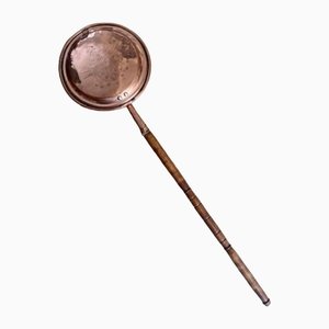 Antique George III Copper Warming Pan, 1800s