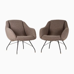 Set of Shell Armchairs by Martin Eisler & Carlo Hauner, 1955