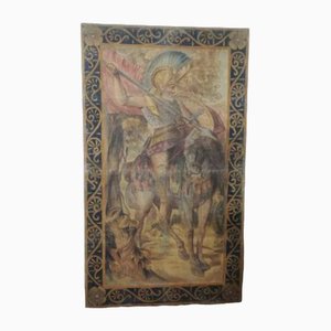 Arazzo raffigurante San Giorgio a cavallo, metà del XIX secolo