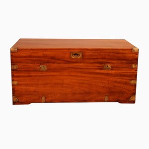 Large Campaign Chest in Camphor Wood