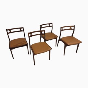 Danish Chairs by John Andersen for Uldum Møbelfabrik, 1960s, Set of 4