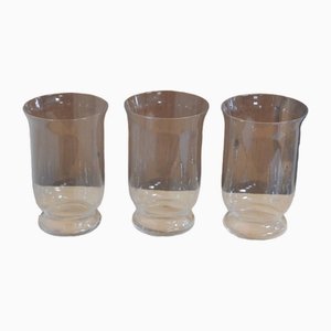 Glass Vases, 1980, Set of 3
