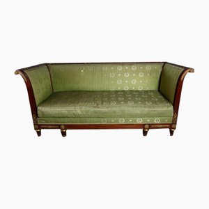 Sofá vintage en verde