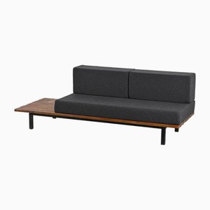 Mahogany Cansado Bench by Charlotte Perriand for Steph Simon, 1960s