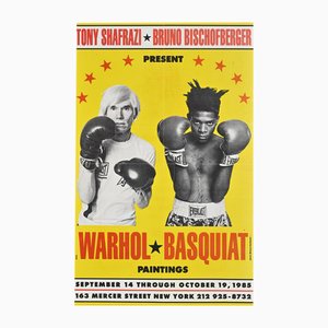 Warhol & Basquiat Exhibition Poster, 1985