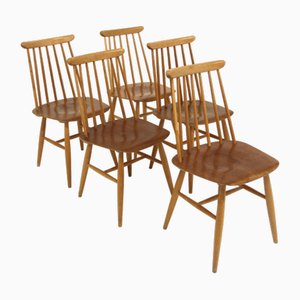 Skandinavische Stühle von Edsby Verken, 1960, 5er Set