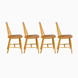 Vintage Side Chairs, 1960s, Set of 4