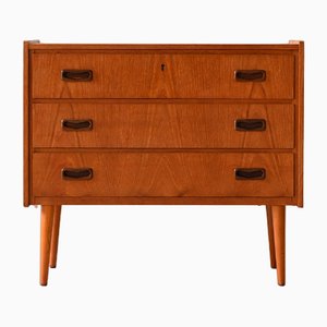 Chest of Drawers with Wooden Handles, 1960s