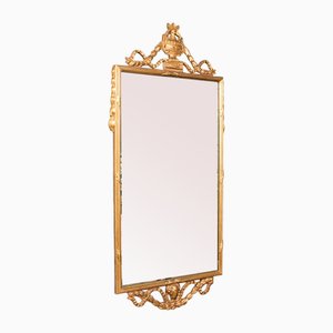Vintage French Cafe Mirror in Giltwood, 1950