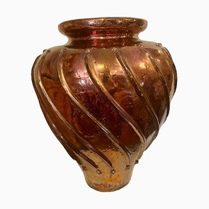 Antique Spanish Tinaja Porcelain Vase by Triana Seville
