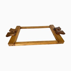 Modernist Wooden Drinks Tray, France, 1930s
