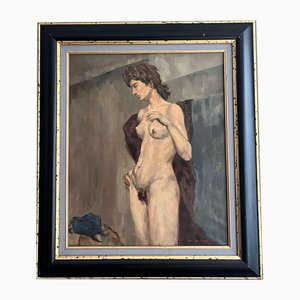 Tita Brunner-Porteret, Autorretrato, años 20, óleo sobre lienzo, enmarcado
