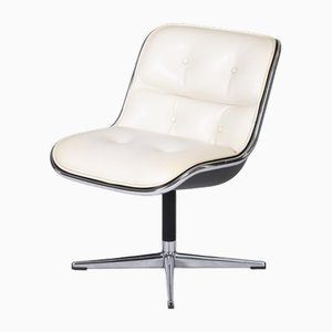 Leather Chair by Charles Pollock for Knoll