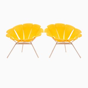 Chaises d'Extérieur Flower de Grosfillex, France, 1970s, Set de 2