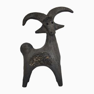 Dominique Pouchain, Goat, 1990s, Ceramic