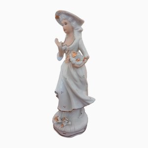 Figura de dama de Capodimonte, años 50