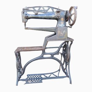 Mesa de máquina de zapateros del siglo XIX de Singer, década de 1890