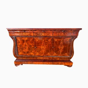 Credenza in radica di noce, fine XIX secolo