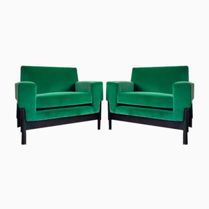 Fauteuils Kiushu par Sergio et Fratelli Saporiti, 1960s, Set de 2